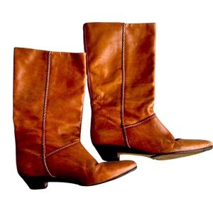 Frye boots vintage cognac boots 7